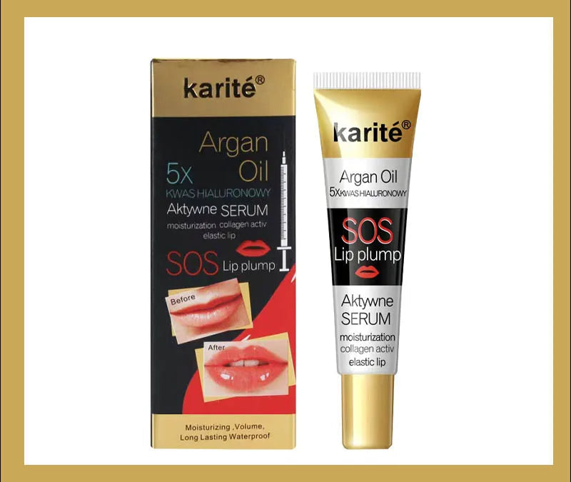Essência Labial com Óleo de Argan Marroquino | Hidrata, Nutre e Aumenta o Volume dos Lábios Naturalmente