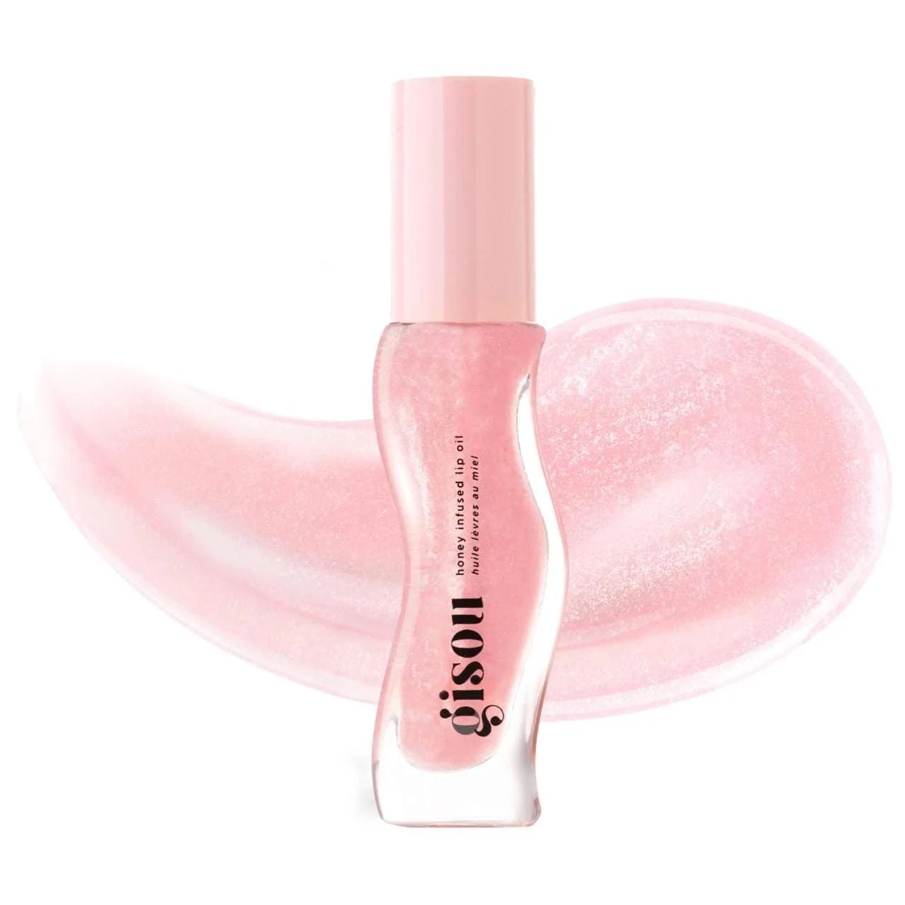 Gisou Gloss Labial Hidratante 2 em 1 | Óleo Labial + Esfoliante | Volume Natural, Brilho Cereja & Efeito Preenchido 💋