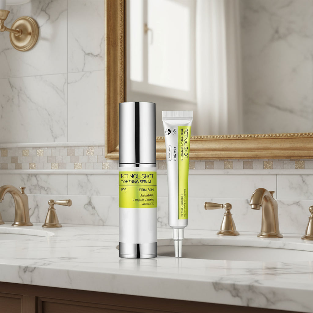 Sérum e Creme para Olhos Vita A – Firmeza, Hidratação e Correção de Olheiras