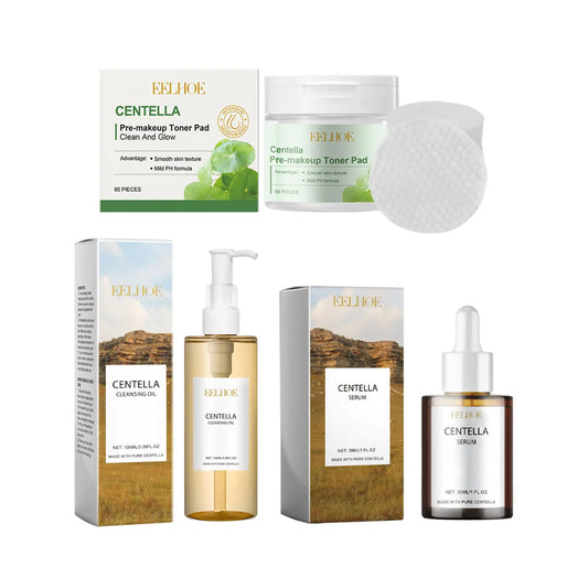 Kit Facial Centella Asiática | Hidrata, Controla a Oleosidade e Minimiza Poros | Com Ácido Hialurônico 💧