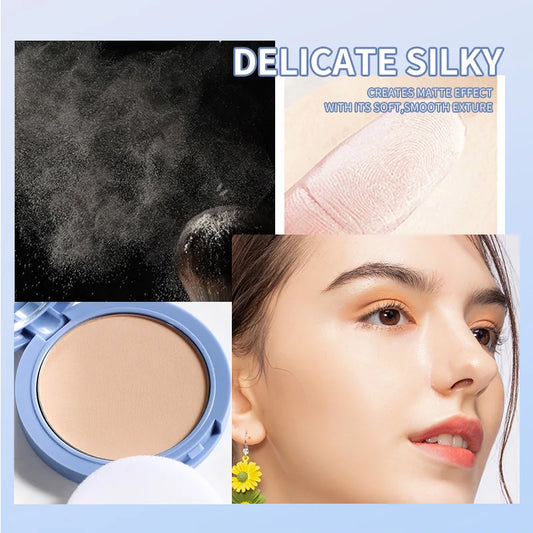 Pó Compacto Silk Soft à Prova d’Água | Efeito Aveludado, Longa Duração e Controle de Oleosidade 💫