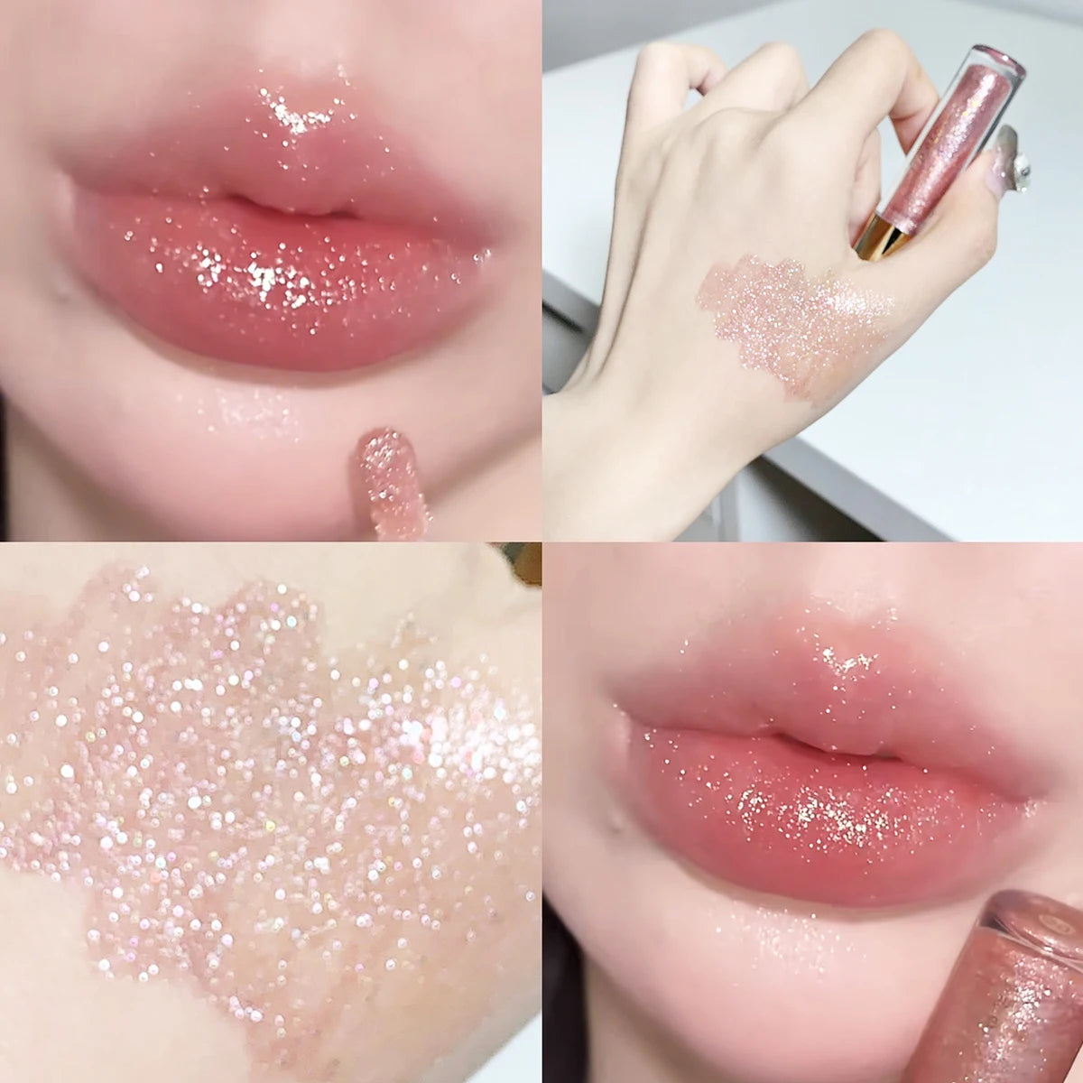Gloss Labial Hidratante e Brilhante – Efeito Espelhado e Lábios Volumosos