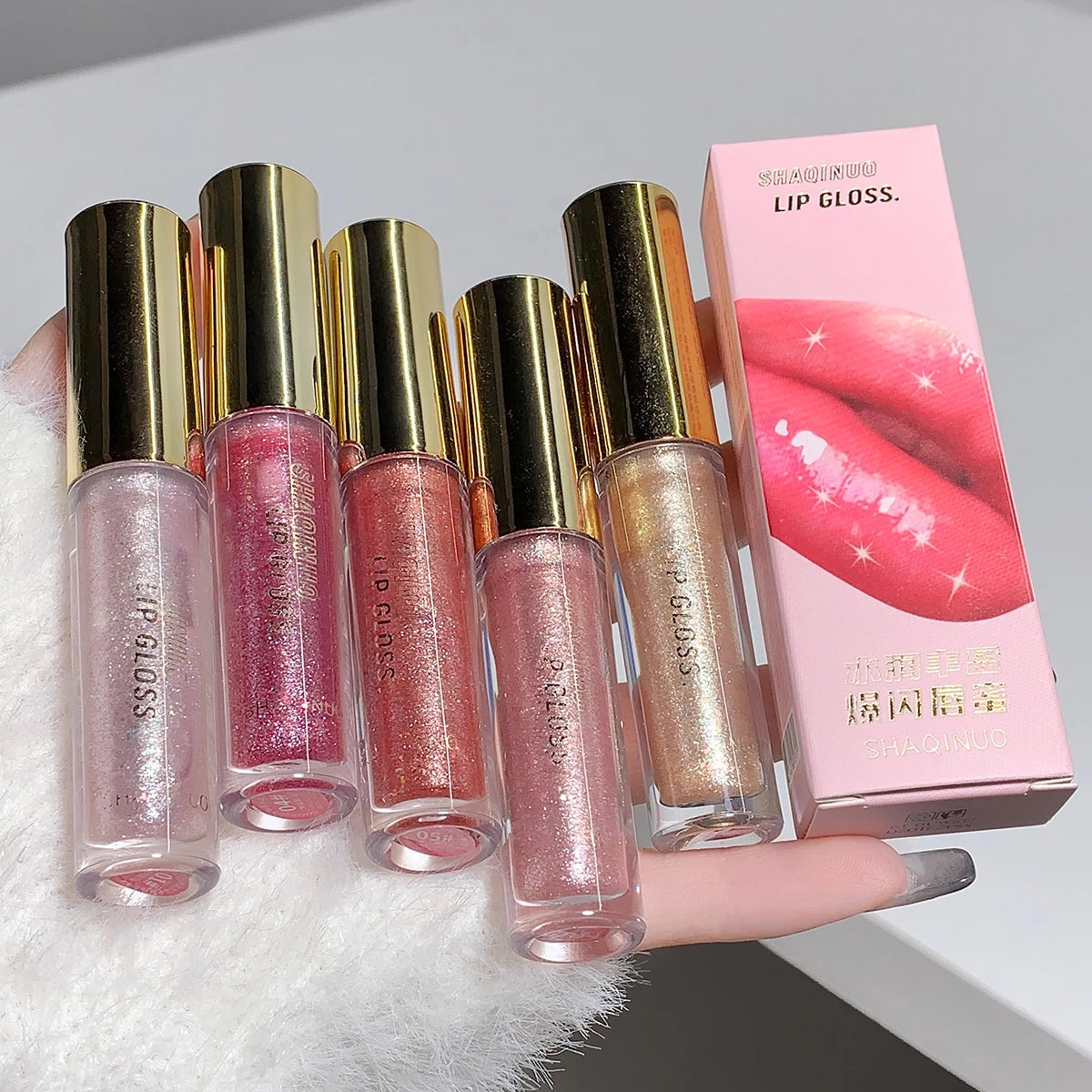 Gloss Labial Hidratante e Brilhante – Efeito Espelhado e Lábios Volumosos