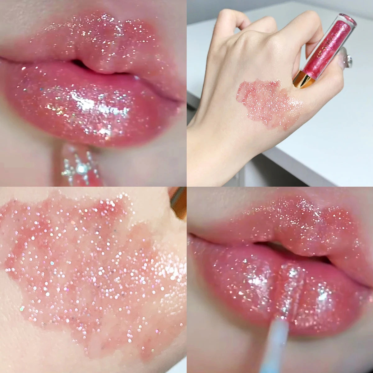 Gloss Labial Hidratante e Brilhante – Efeito Espelhado e Lábios Volumosos