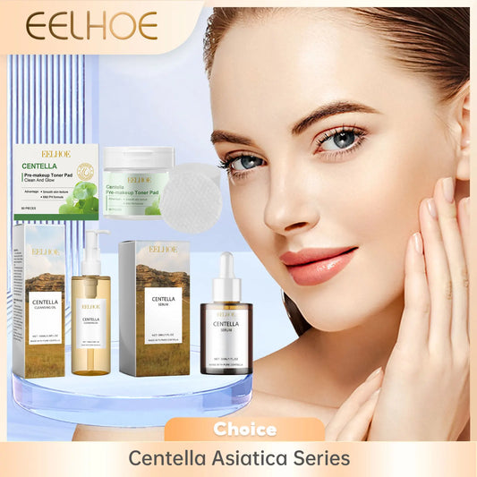 Kit Facial Centella Asiática | Hidrata, Controla a Oleosidade e Minimiza Poros | Com Ácido Hialurônico 💧