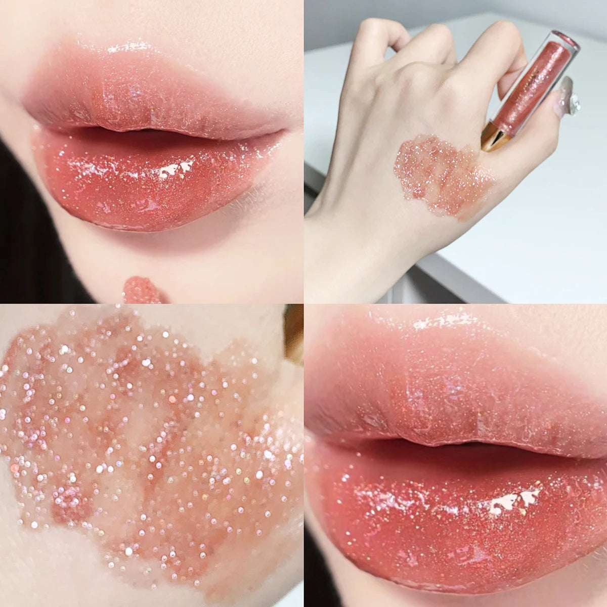 Gloss Labial Hidratante e Brilhante – Efeito Espelhado e Lábios Volumosos